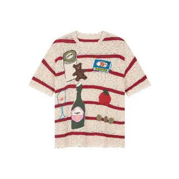 UOOYAA Regular T Shirt Women's Stripes