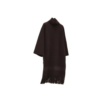 HERMES Cashmere Sweaters Women's Brown