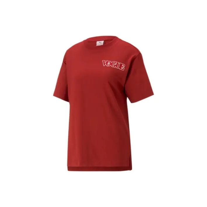 Vogue X PUMA X Vogue T-Shirts Women's Red-0