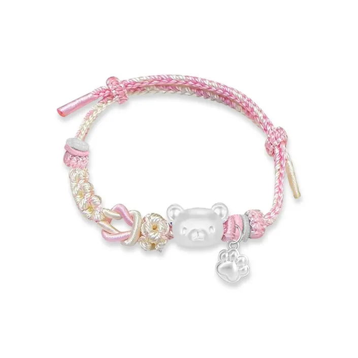 SINO GEM S 999 Fine Silver Bracelets Unisex-5