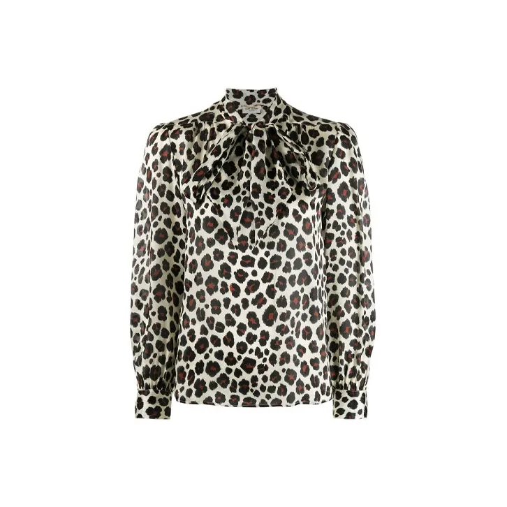 SAINT LAURENT Shirts Women's Leopard Print-0