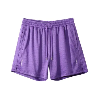 Muscle Dog Casual Shorts Men's Purple