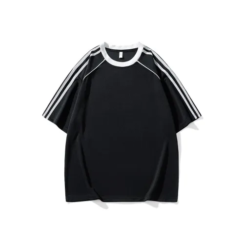 LiNing Sports Trend Series Drop Shoulder Sleeve T Shirt Womens Black Black