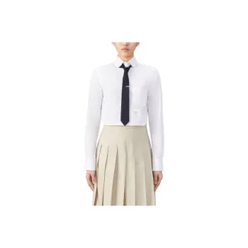 THOM BROWNE Floral-intarsia Cotton Jumper