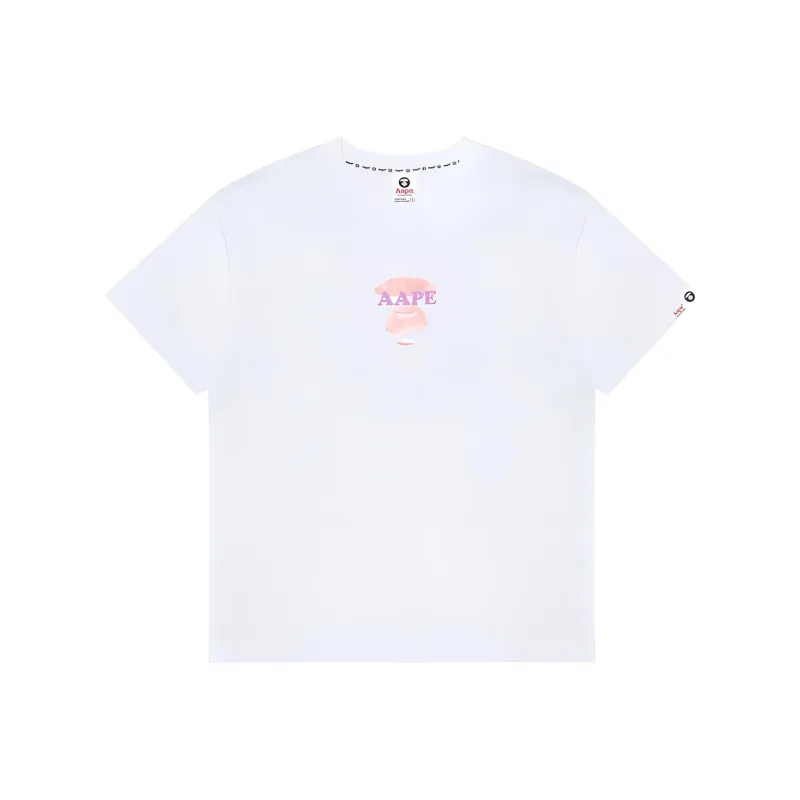 Aape Logo print Cotton T shirt-4