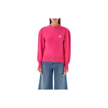 ISABEL MARANT Kelaya Logo Embroidered Crewneck Jumper