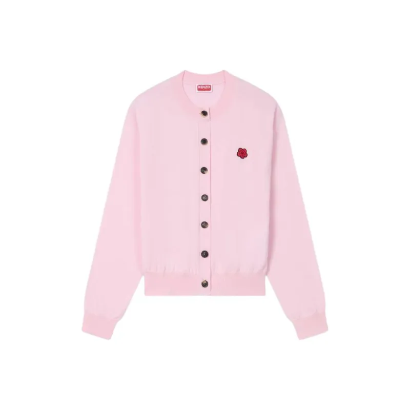 KENZO Boke Flower Crewneck Knitted Cardigan-0