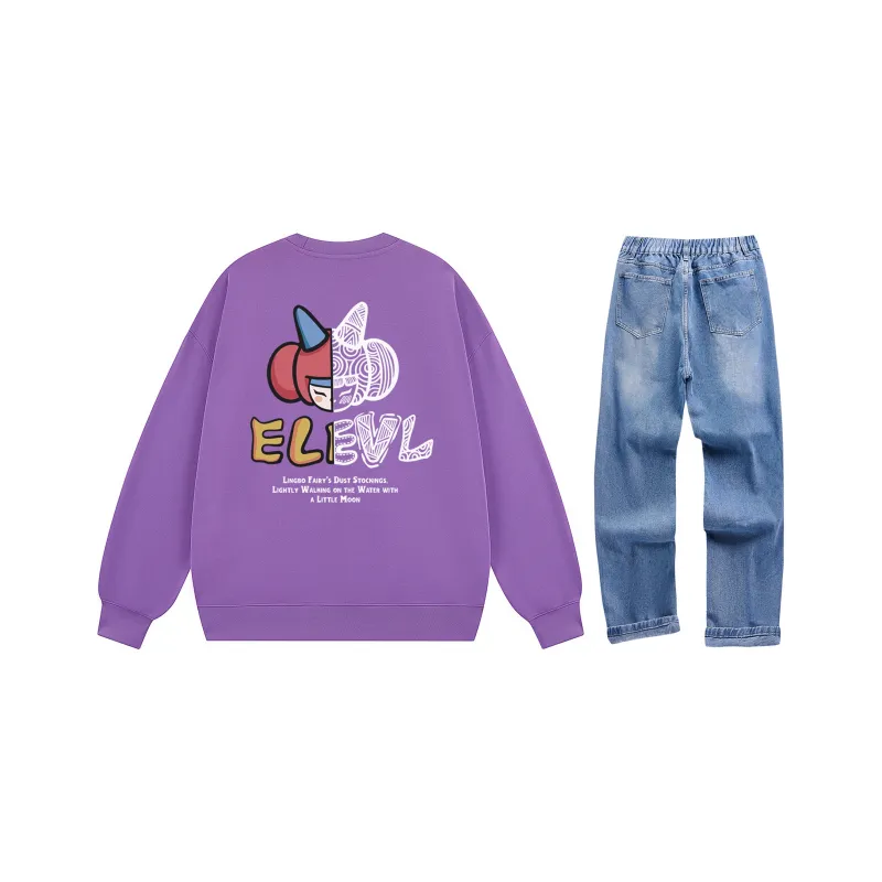 LEVEL Sweatshirt Sets Unisex-24