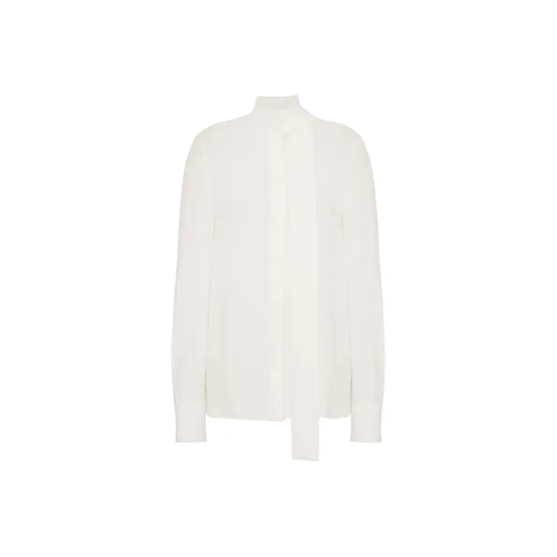 Valentino Pussy Bow Long Sleeved Shirt-0