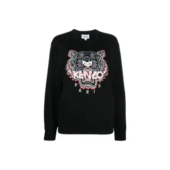 KENZO Classic Tiger Head Sweatshirt Women's Black