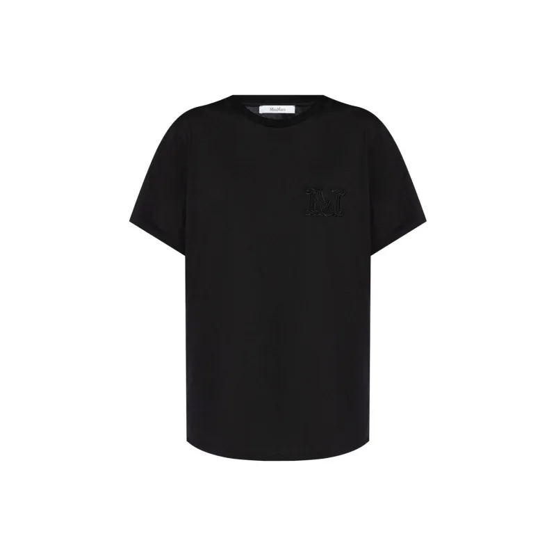 MaxMara Crewneck Short Sleeved T Shirt-0