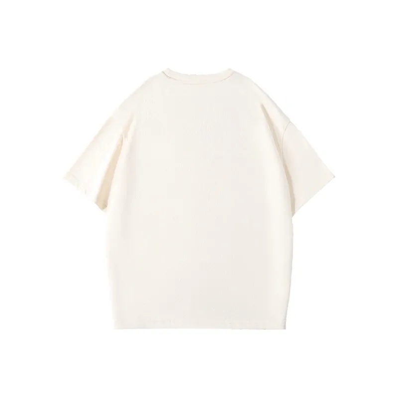 Cotton Gene Drop Shoulder Sleeve T Shirt Women's-1