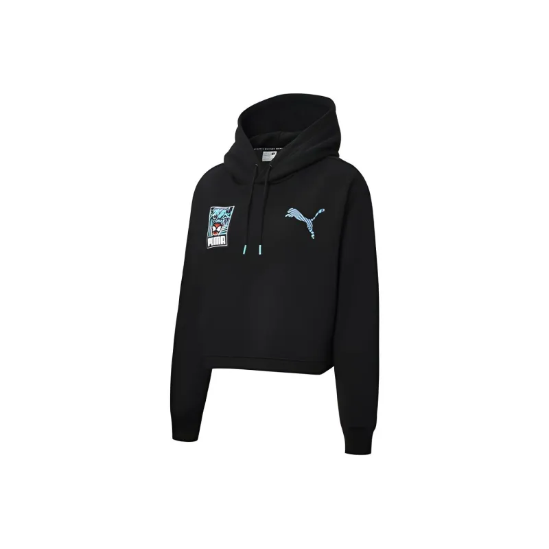 PUMA Sweatshirts Women's Black-0