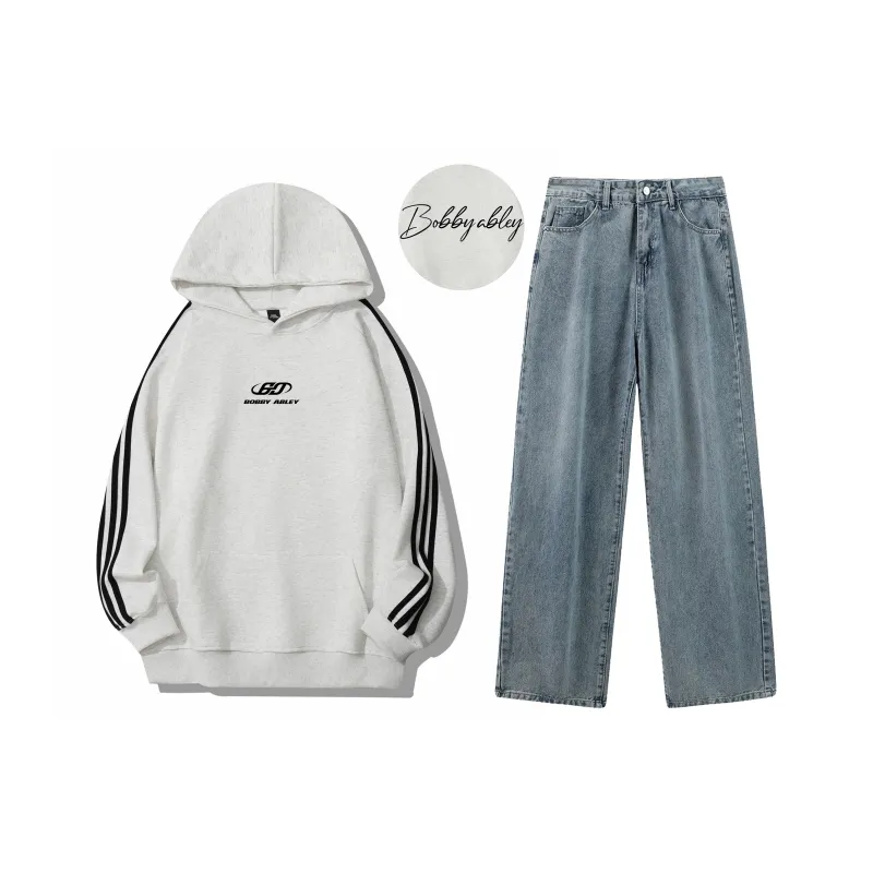BOBBY ABLEY Sweatshirt Set Unisex Black-114