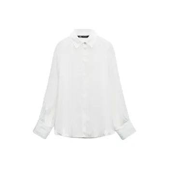 ZARA Shirt Women's Frosted White