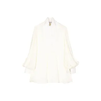 Dice Kayek Wingtip collar Silk Shirt