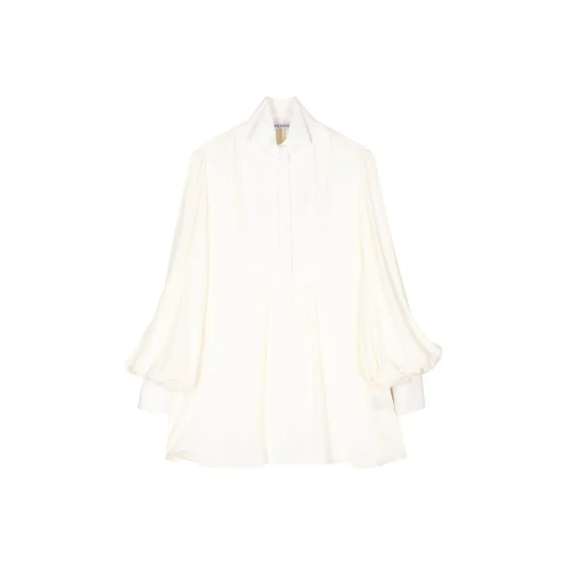 Dice Kayek Wingtip collar Silk Shirt-0