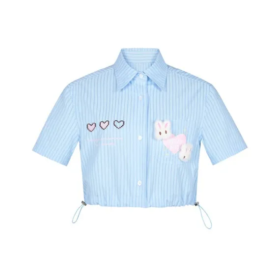 FRAIL STATE Shirt Women's Light Blue-0