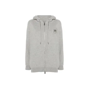 PINKO Love Birds Zip-up Hoodie