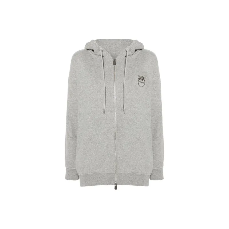 PINKO Love Birds Zip-up Hoodie-0