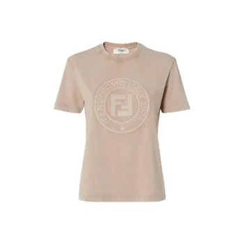 FENDI Regular T Shirt Women's Brown