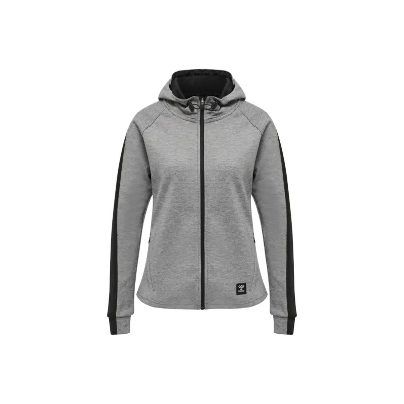 Hummel HmlESSI ZIP HOODIE Sweatshirt Women's Gray-0