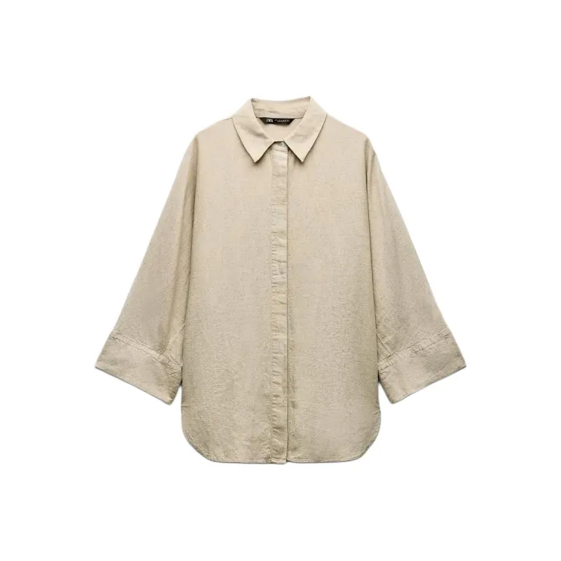 ZARA Shirts Women's Yellow-0