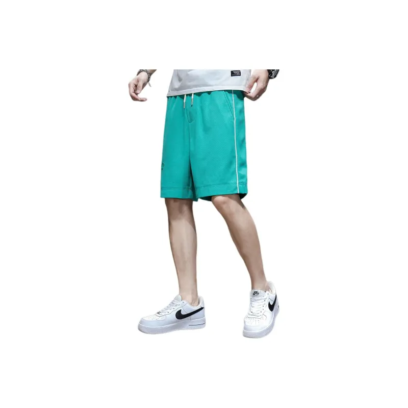 Tonlion Casual Shorts Men's Turquoise-0