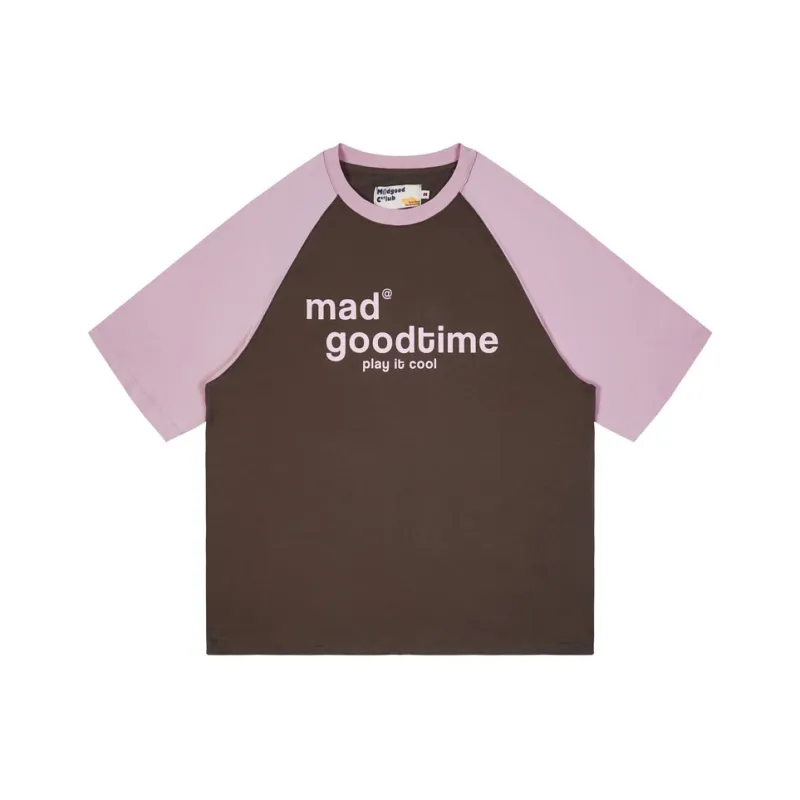 Madgood T Shirt Women's Purple Gray Multicolor-4