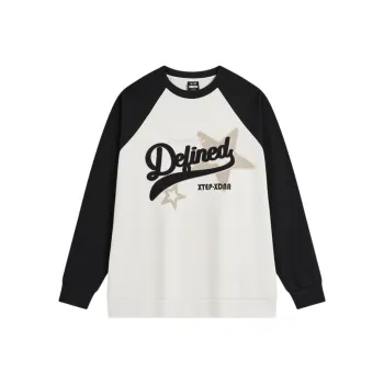 XTEP Sweatshirt Women's Cotton White/Jet Black