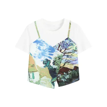 DGMZ T Shirts Women's White
