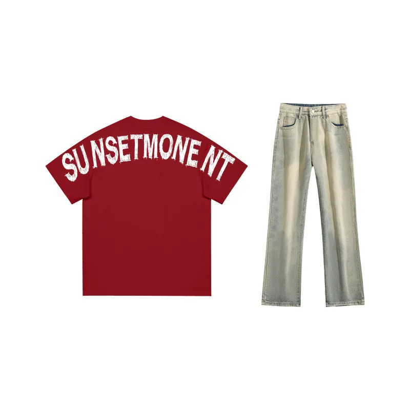 SUNSETMONENT Casual Sportswear Unisex-25