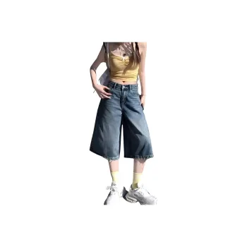 SIL VITIN Denim Shorts Unisex Blue