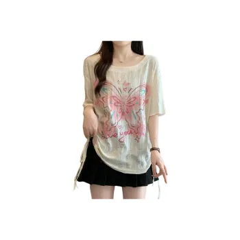 Dior Beauty Drop Shoulder Sleeve T Shirt Women's