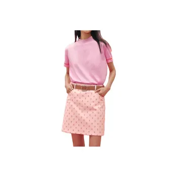 HERMES T Shirt Women's Rose Pink