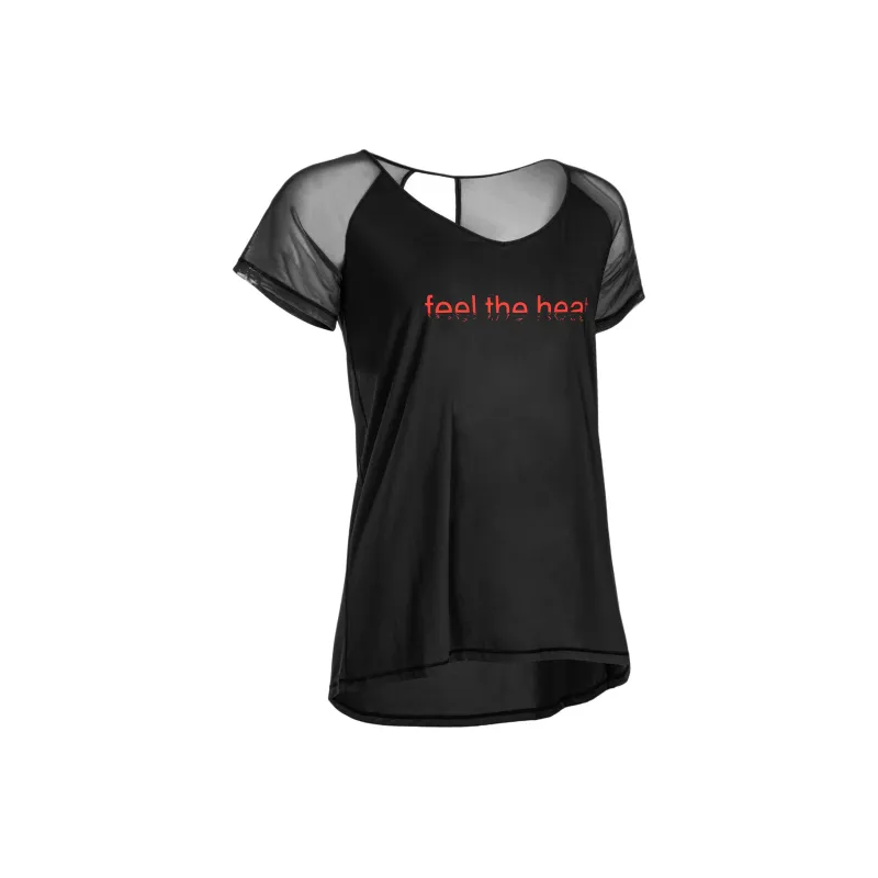 DECATHLON Raglan Sleeve T-Shirt Women's Black-0