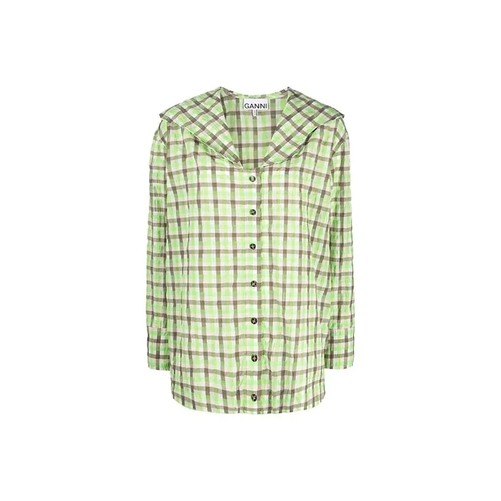 GANNI Shirts Women's Green-0