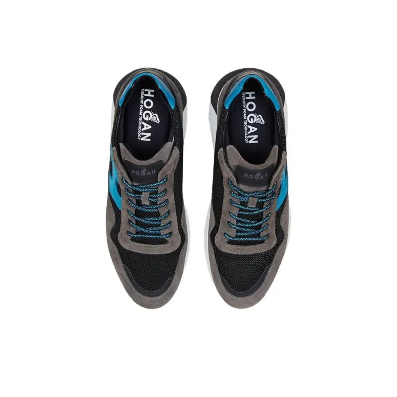 HOGAN Interactive³ Low Top Casual Shoes Men's Dark Gray-4