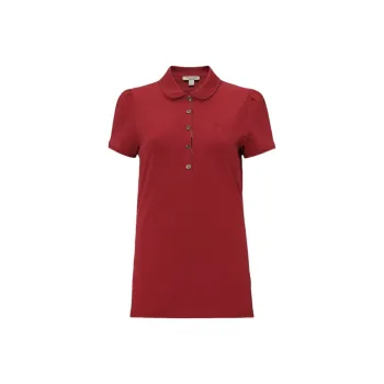 Burberry Polo Shirts Women's Red