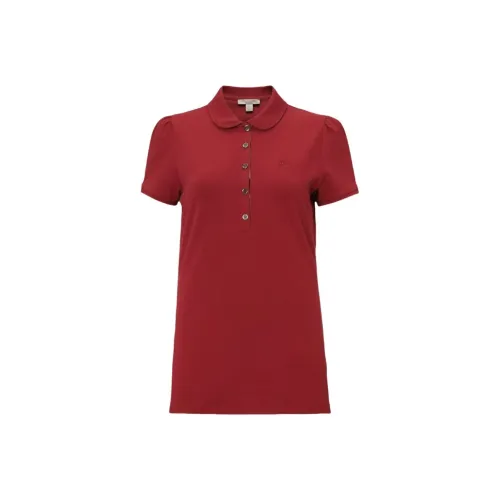 Burberry Polo Shirts Women's Red