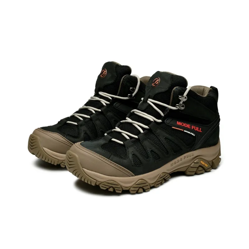 MODE FULL Slip Resistant, Abrasion Resistant, Breathable High Top Hiking Shoes Men's-1