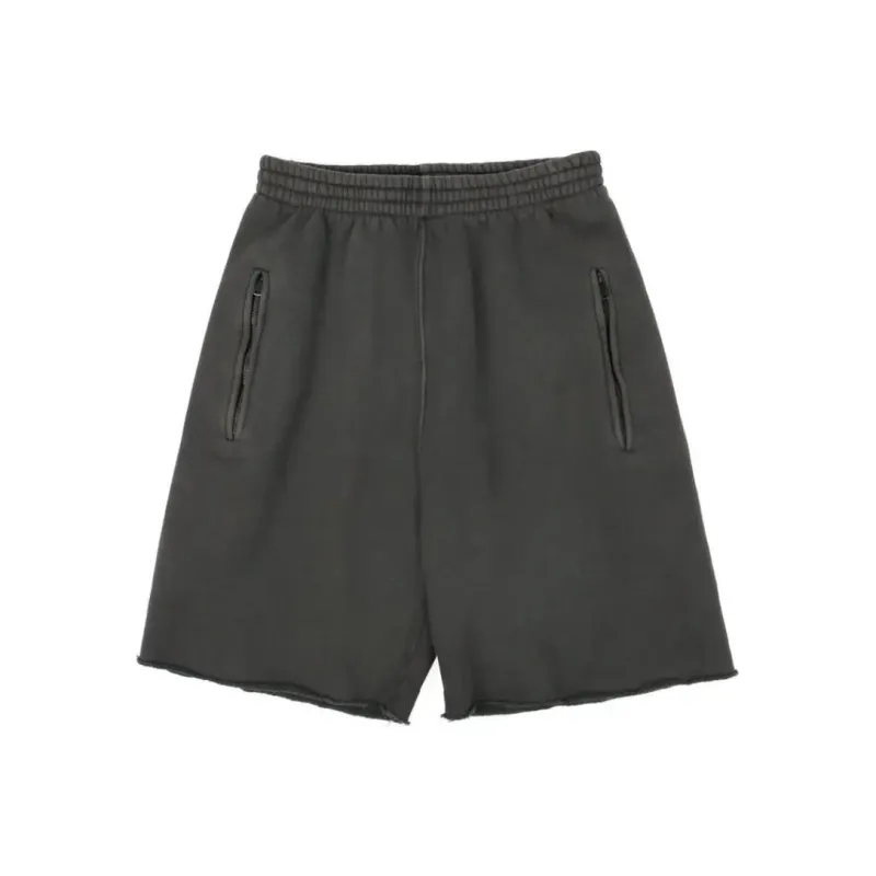 YEEZY Casual Shorts Unisex Black-0