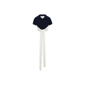 LOEWE Knot detail Polo Top