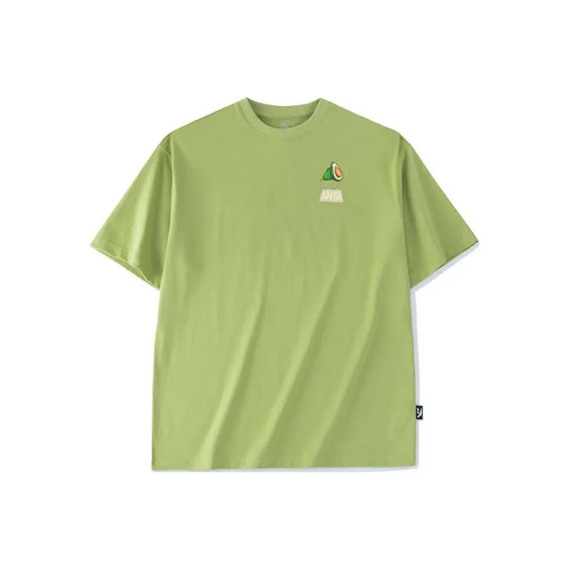ANTA Life Collection T Shirts Women's Xiwuo Green-0