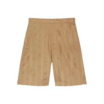 MSGM Striped Shorts
