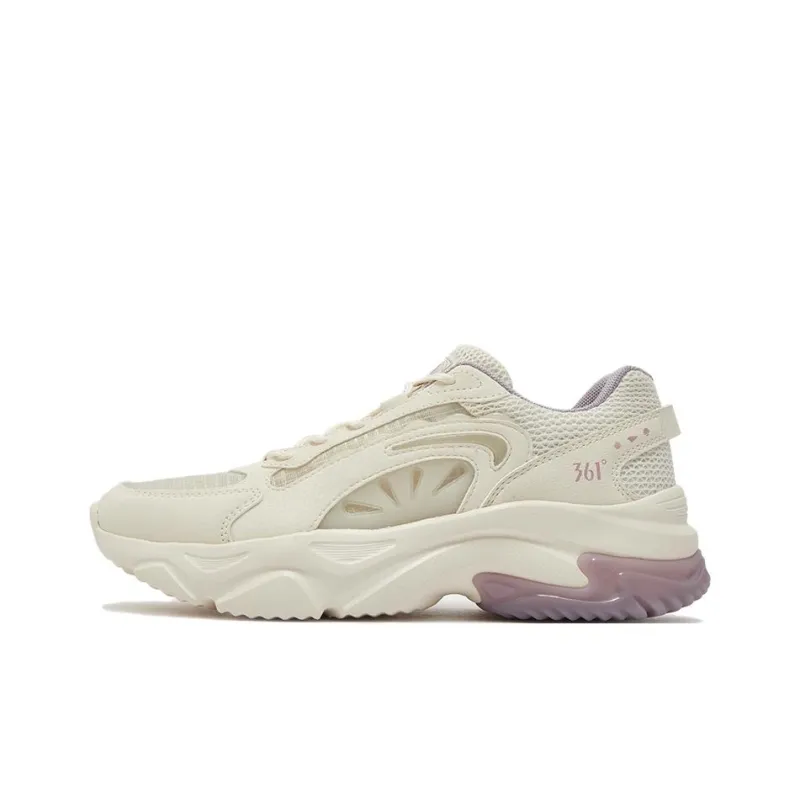 361° Slip Resistant And Abrasion Resistant Support Low Top Casual Shoes Women's White Purple-0