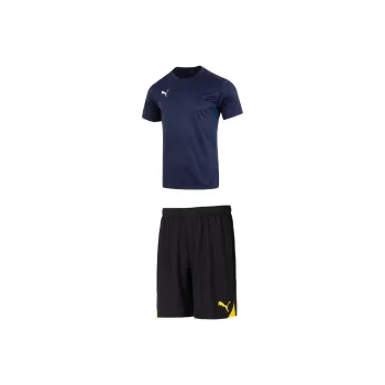 PUMA Flawless Casual Sportswear Men's Blue+Black Yellow