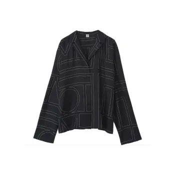 TOTEME Monogram Monogram Buttoned Pyjama Shirt