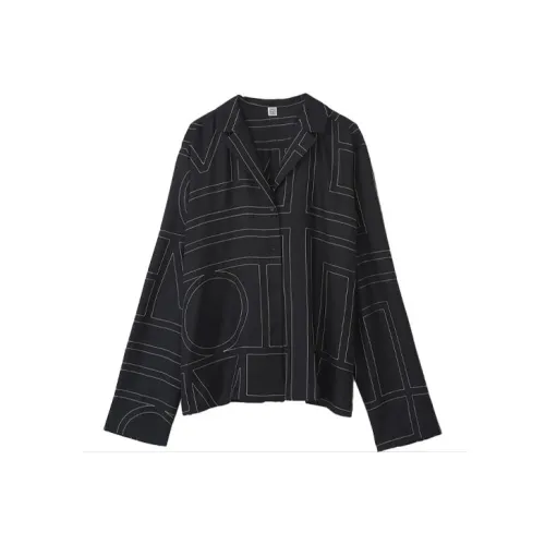 TOTEME Monogram Monogram Buttoned Pyjama Shirt