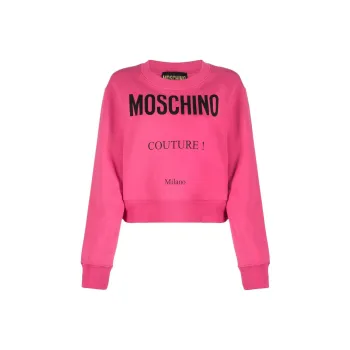 MOSCHINO Couture Logo Printed Crewneck Sweatshirt